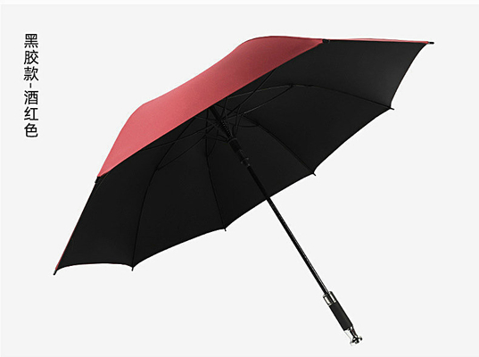 190T Pongee Golf Straight Pole Regenschirm für Regen und Sonne Custom Logo Werbung