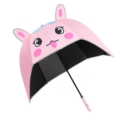 67cm Durchmesser Karikatur Helm Regenschirm Handbuch Offenes Schönes Design für Mädchen UV und Winddicht