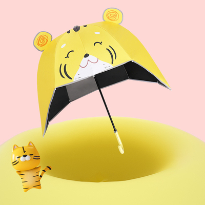 67cm Durchmesser Karikatur Helm Regenschirm Handbuch Offenes Schönes Design für Mädchen UV und Winddicht