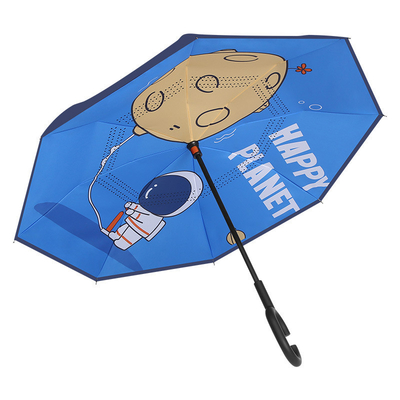 Regenschirm für Schüler kostenlos Langgriff Regen- und Sonnenschutz 190T Ponegee Stoff