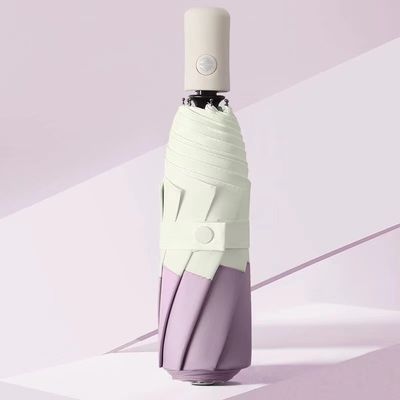 Doppelfarbiger 8K 3 Klappbare Sonnenschutz Autoschirm Automatischer Klappstoff MQO 100PCS