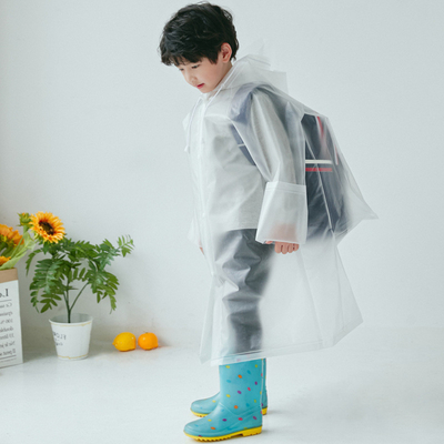 Custom EVA Kinder wasserdichte Regenmantel für Kinder Regenzeit Regenschirm Geschlecht Mädchen