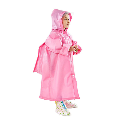 Custom EVA Kinder wasserdichte Regenmantel für Kinder Regenzeit Regenschirm Geschlecht Mädchen