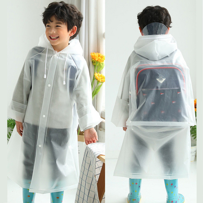Custom EVA Kinder wasserdichte Regenmantel für Kinder Regenzeit Regenschirm Geschlecht Mädchen