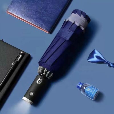 3fach klappbarer Business-Rückwärts-Auto-Schirm, ideal für Geschenkeladen und kommerzielle Käufer