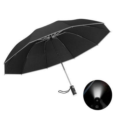 3fach klappbarer Business-Rückwärts-Auto-Schirm, ideal für Geschenkeladen und kommerzielle Käufer