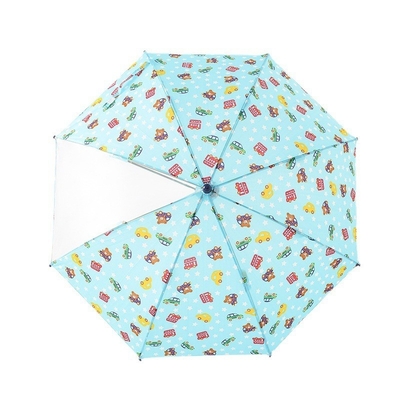 Regenschirm für Kinder im Kindergarten Metallrahmen Zeichentrickfilmdesign Sonnenschutz