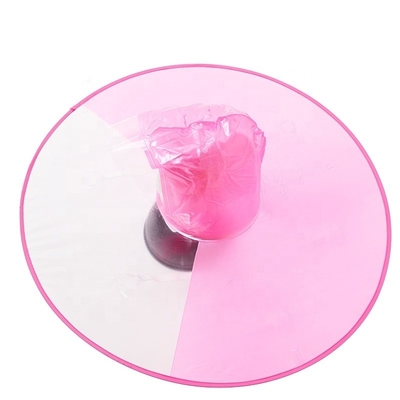 UFO-Form-Handgriffe Kinder Regenmantel Durchsichtige wasserdichte Poncho für Outdoor-Spaß