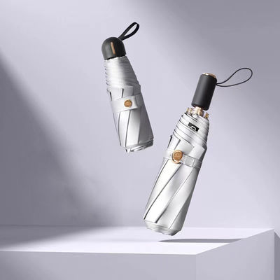 Titan Silber Victoria-Secret Druck Blumenschirm für Erwachsene und Firmengeschenke