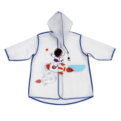 Kindergarten Baby Regenmantel Durchsichtig EVA Wasserdichte Kleidung für Jungen und Mädchen