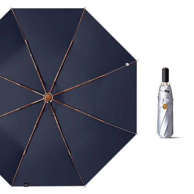 3 Klappschirm aus Silber aus Titan für Firmengeschenke UV-Schutz Tragbar Langlebig