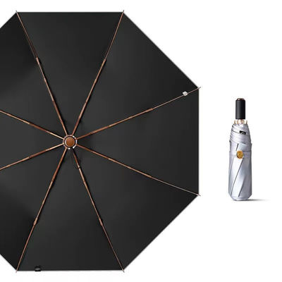 3 Klappschirm aus Silber aus Titan für Firmengeschenke UV-Schutz Tragbar Langlebig