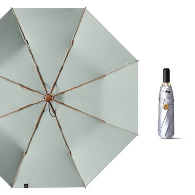 3 Klappschirm aus Silber aus Titan für Firmengeschenke UV-Schutz Tragbar Langlebig