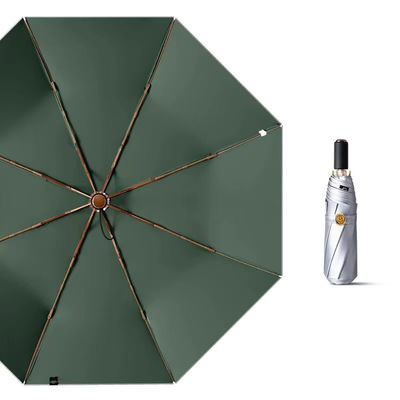 3 Klappschirm aus Silber aus Titan für Firmengeschenke UV-Schutz Tragbar Langlebig