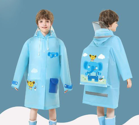 RAINWEAR Kinder Regenmantel Mädchen Jungen 2023 Vollkörper Wasserdicht Poncho für die Grundschule