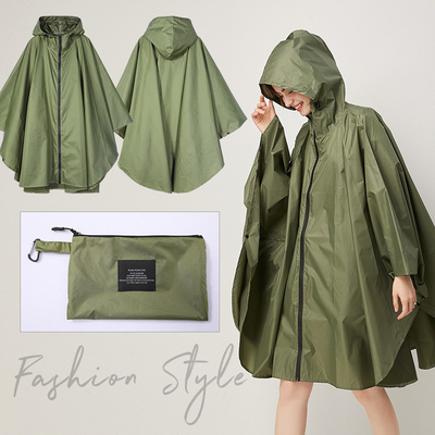 Atemberaubender Regenmantel für Erwachsene Poncho Standardgröße geeignet für Männer und Frauen