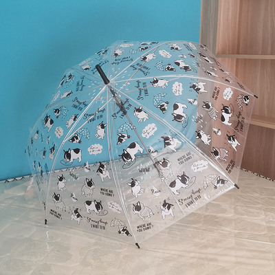 3-9 Jahre alter Kinderschirm mit Custom Logo Ultra-Licht und transparentes Design