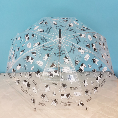 3-9 Jahre alter Kinderschirm mit Custom Logo Ultra-Licht und transparentes Design