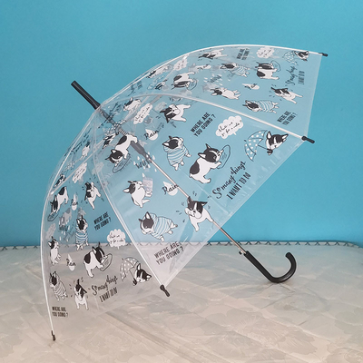 3-9 Jahre alter Kinderschirm mit Custom Logo Ultra-Licht und transparentes Design