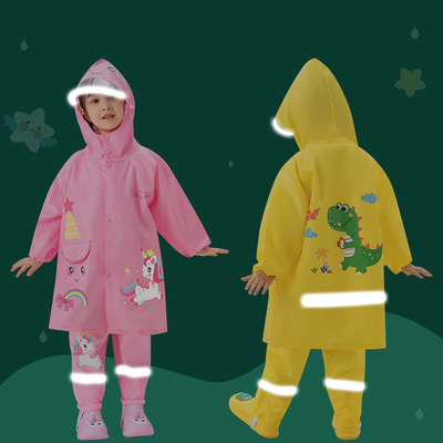 2023 Grundschule Kinder Regenmantel Kindergarten Poncho Jungen und Mädchen Wasserdichtes Anzug