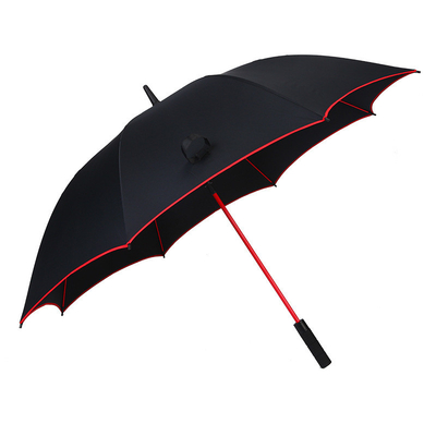 Customized Logo Golf Schirm Automatischer Langgriff für Regen und Sonnenschutz
