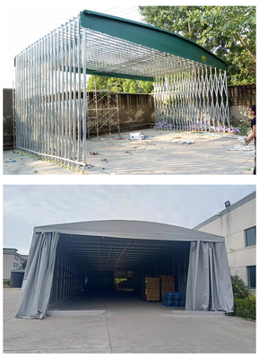 Aluminiumlegierungsrahmen kundenspezifischer Balkon Elektrischer starker Arm Rückziehbarer Markise