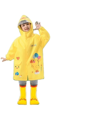 Zeichentrickfilm Kinder Regenmantel Oxford Material kundenspezifische Farbe niedliches Baby Dinosaurier Design