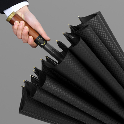 Retro-Stil Gerader Regenschirm Gentleman's Long Handle und Geschäftsmanns Favorit