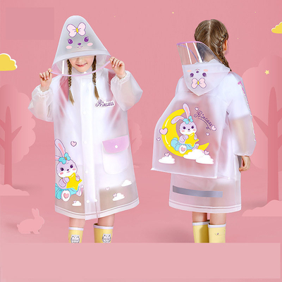 BOYS Leichtgewicht Kinder Regenmantel für Babys und Grundschulen Custom Logo Druck