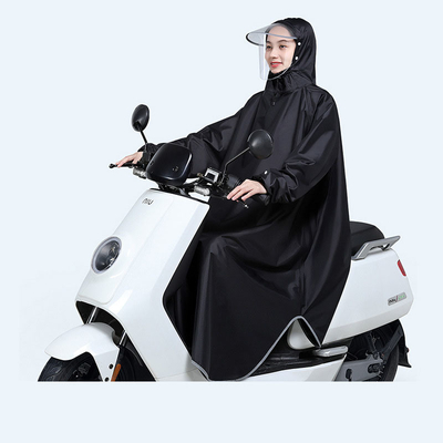 Unkompliziert stilvolles E-Bike-Poncho für Männer und Frauen in 100% Polyester-Pongee