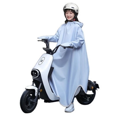 Unkompliziert stilvolles E-Bike-Poncho für Männer und Frauen in 100% Polyester-Pongee