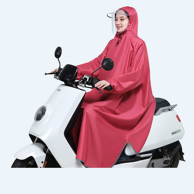 Unkompliziert stilvolles E-Bike-Poncho für Männer und Frauen in 100% Polyester-Pongee