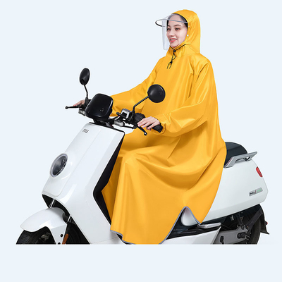Unkompliziert stilvolles E-Bike-Poncho für Männer und Frauen in 100% Polyester-Pongee