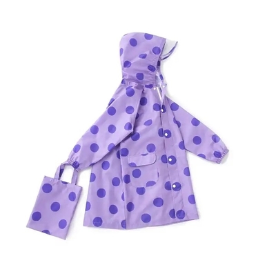 Karikaturmädchen Regenmantel Einzelpersonen-Regenbekleidung Poncho-Stil für Kinder 100% EVA Stoff