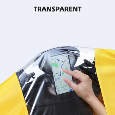 Regen Poncho für Elektroautos in herkömmlicher Größe 100% Polyester Pongee Stoff