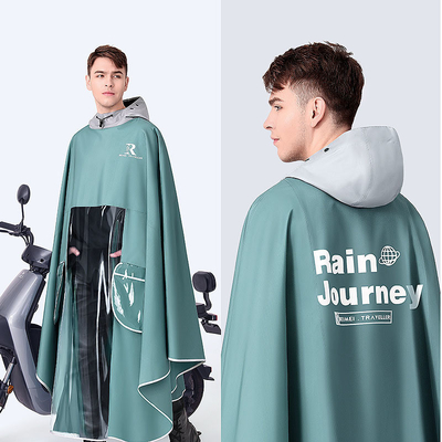 Regen Poncho für Elektroautos in herkömmlicher Größe 100% Polyester Pongee Stoff