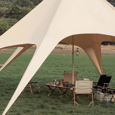 Holen Sie sich den ultimativen Campingbegleiter Twin Peaks Canopy Hump mit nicht beschichtetem Oxford Segel