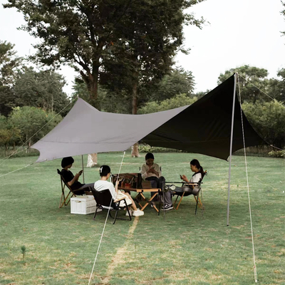 Aluminiumrahmen Camping Tarp Zelt UPF 50 Baldachin Sonnenunterkunft Tragbarer großer Picknickstrand