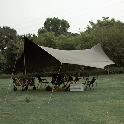 Aluminiumrahmen Camping Tarp Zelt UPF 50 Baldachin Sonnenunterkunft Tragbarer großer Picknickstrand