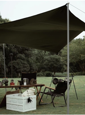 Aluminiumrahmen Camping Tarp Zelt UPF 50 Baldachin Sonnenunterkunft Tragbarer großer Picknickstrand