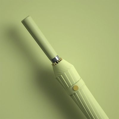 190T Nylon Stoff 16k Gerade Regenschirm Automatischer Langgriff Ideal für Männer und Frauen