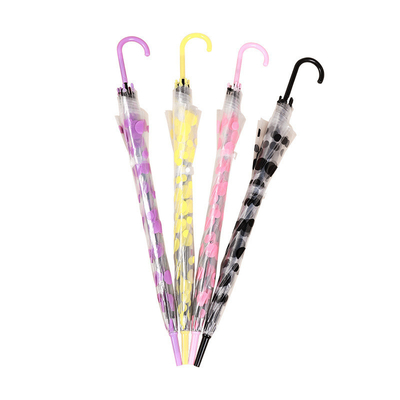 Transparenter automatischer Regenschirm mit anpassbarem Logo All in 1 Funktion 21 Inches*8k