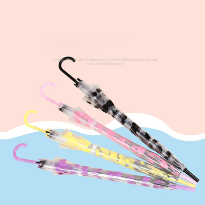 Transparenter automatischer Regenschirm mit anpassbarem Logo All in 1 Funktion 21 Inches*8k