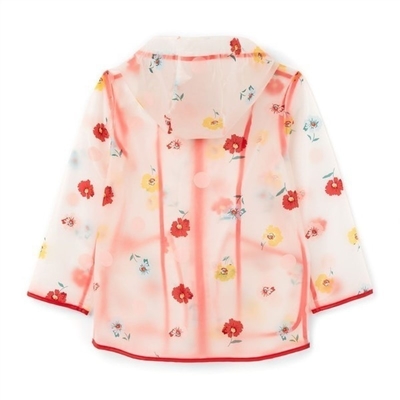 Jungen und Mädchen Grundschüler Poncho Regenmantel mit großem Kinderdesign