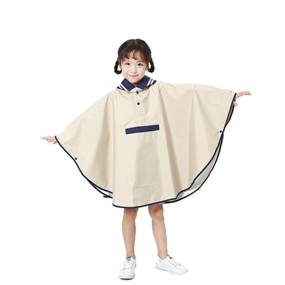 Kindergartenkinder Regenbekleidung Kinder Regenmantel mit Schultasche Süßes Cartoon Poncho