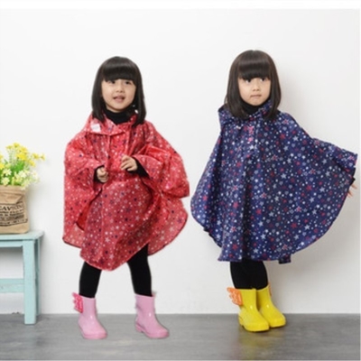 Grundschüler Regenmantel Leichtgewicht und niedlich Baby Star Cape Poncho Manufacture