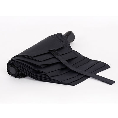 Männer-Geschäftswerbe-Schirm 8k Automatisches Vinyl-Faltdesign für die Bequemlichkeit