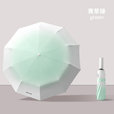 Vollautomatischer Regenschirm 8k Sonne und Regen Doppel-Vinyl-Sonnencreme Dreifach-Großer Regenschirm