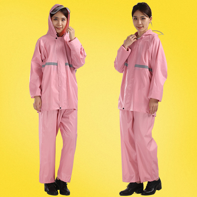 Erwachsener Regenmantel Set Verdickter Split Regenmantel für Outdoor-Riding Massivfarben Poncho