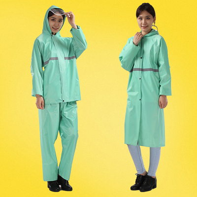 Erwachsener Regenmantel Set Verdickter Split Regenmantel für Outdoor-Riding Massivfarben Poncho